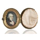 FRENCH PORTRAIT MINIATURE CASE