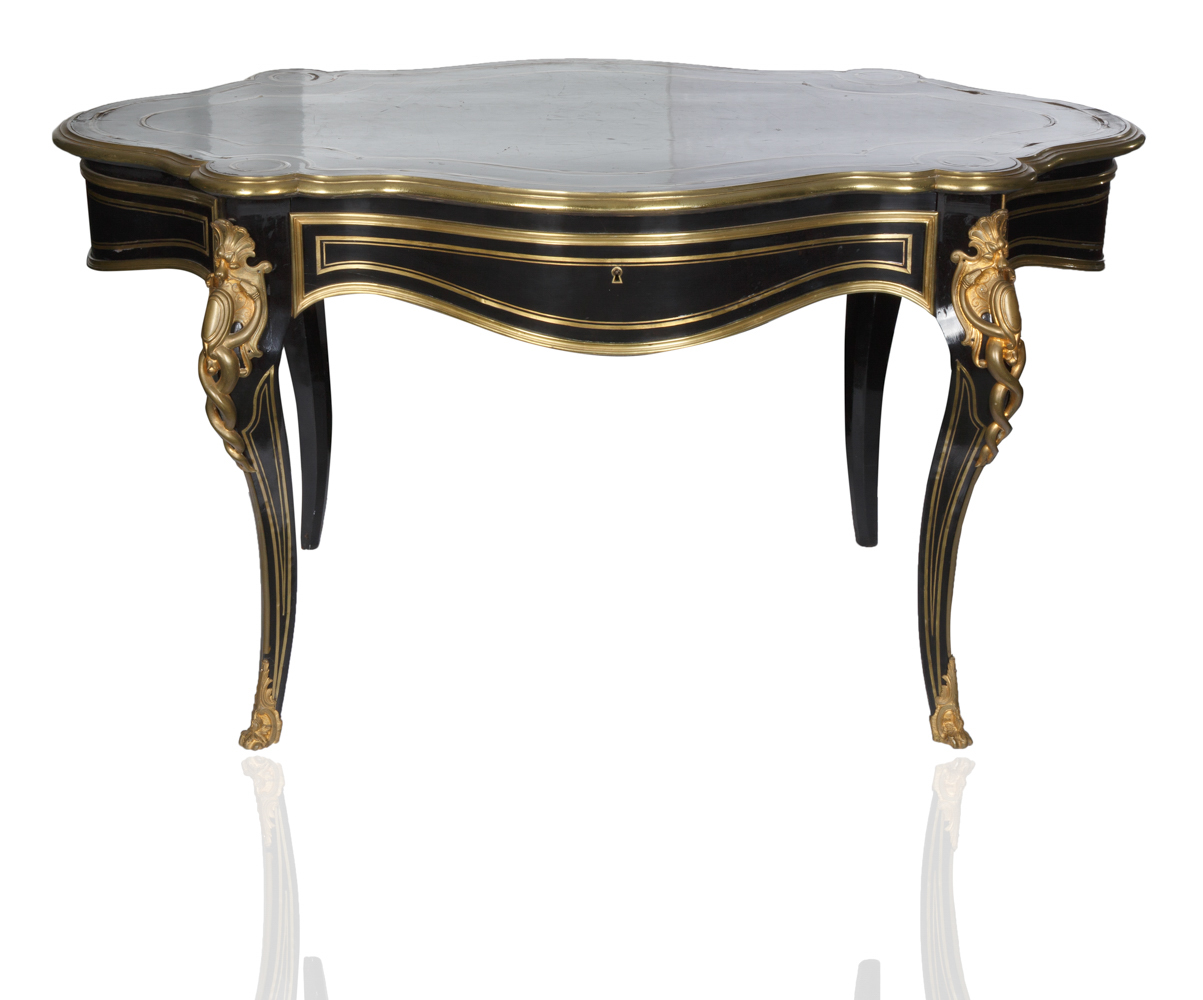 A NAPOLEON III CENTRE TABLE