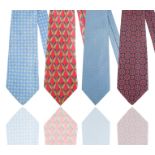 GROUP OF FOUR DESIGNER TIES