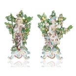 CIRCA 1746-1776 BOW PORCELAIN 'COUPLE'