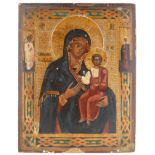 EARLY 19TH CENTURY RUSSIAN ICON OF THE SMOLENSKAYA MOTHER OF GOD