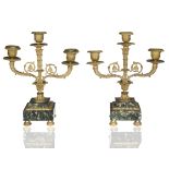 PAIR OF FRENCH CANDELABRA