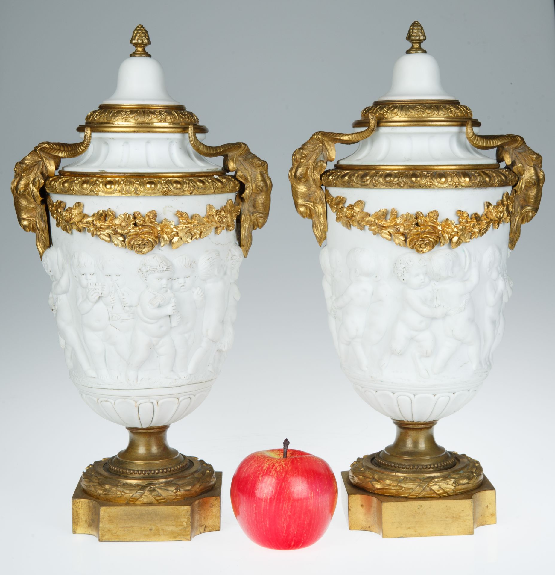 PAIR OF SEVRES VASES - Image 4 of 4