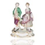 A MEISSEN PORCELAIN 'DANCING COUPLE'