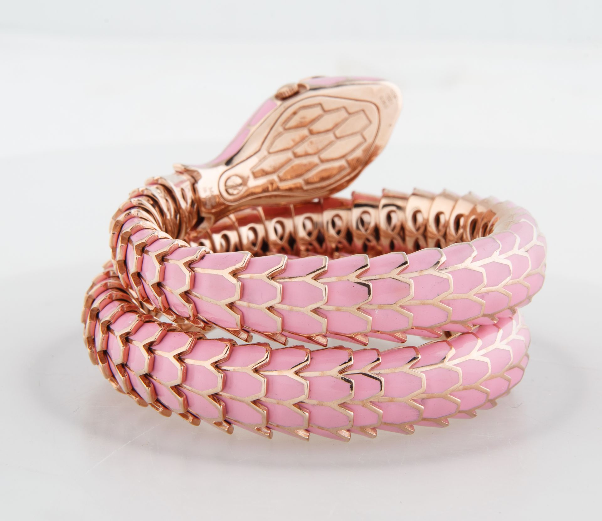 18KT ALEXIS NY 'SNAKE' WRAP BRACELET WATCH - Bild 2 aus 5