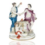 MEISSEN PORCELAIN FIGURAL GROUP