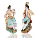 CIRCA 1840 FONTAINEBLEAU PORCELAIN FIGURES