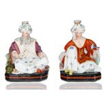 PAIR OF FONTAINEBLEAU PERFUME BOTTLES