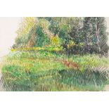 BORIS SVESHNIKOV (RUSSIAN 1927-1998), Edge of the Forest, 1980, watercolor drawing