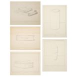 FIVE DRAWINGS BY KATHERINE MACDOUGALL (EARLY AMERICAN 20TH CENTURY ARTIST)