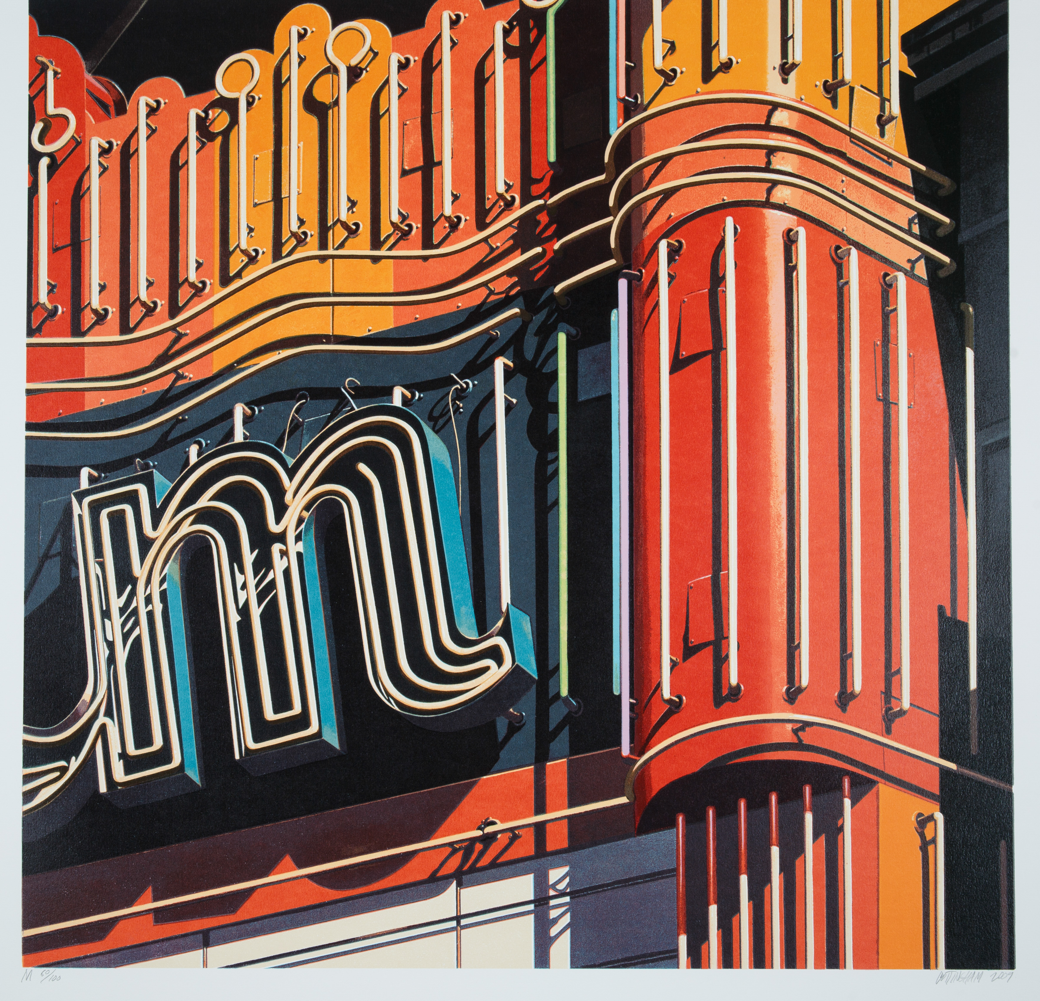 A COMPLETE SUITE OF SCREEN PRINTS BY ROBERT COTTINGHAM (AMERICAN B. 1935) - Image 13 of 16