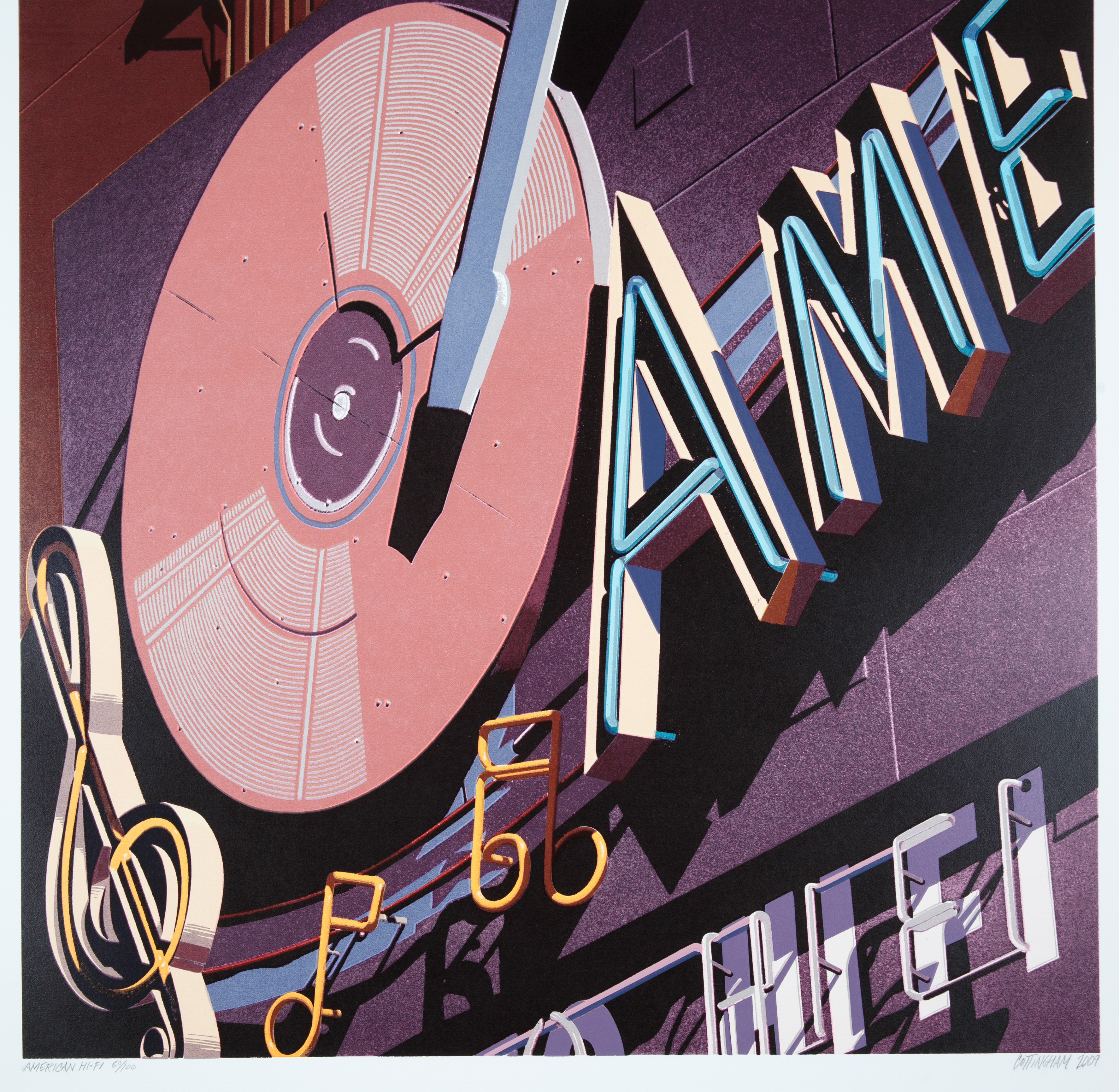 A COMPLETE SUITE OF SCREEN PRINTS BY ROBERT COTTINGHAM (AMERICAN B. 1935) - Image 5 of 16