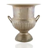 A TWO HANDLED GADROONED SILVER-PLATED CHAMPAGNE BUCKET,INTERNATIONAL SILVER CO., INDIA