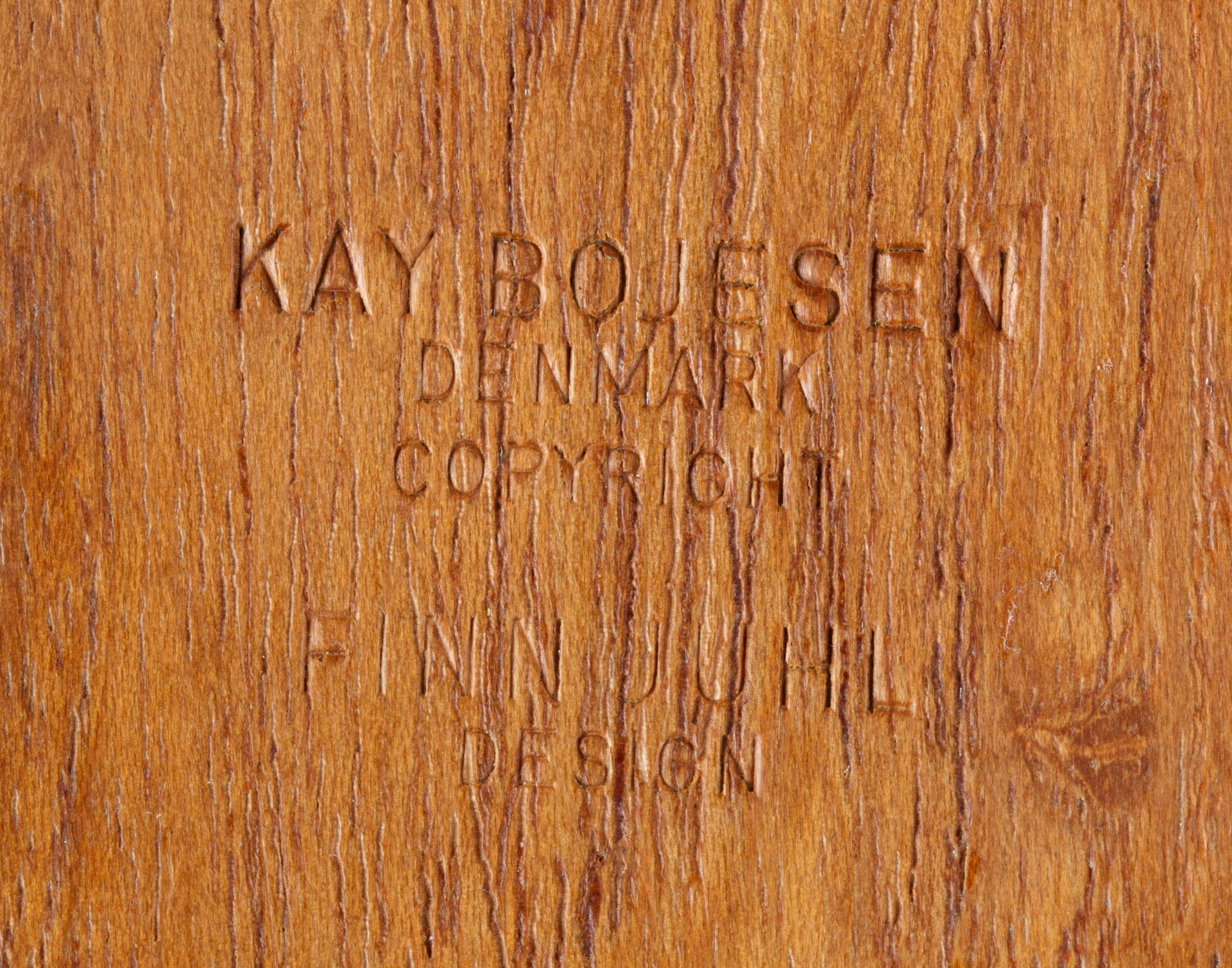 A DANISH WOODEN MODERNIST BOWL DESIGNED BY FINN JUHL (DANISH 1912-1988) FOR KAY BOJESEN (DANISH 1886 - Bild 5 aus 5