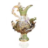 A MONUMENTAL MEISSEN PORCELAIN EWER EMBLEMATIC OF EARTH, LATE 19TH CENTURY, MODELLED AFTER J.J. KAN