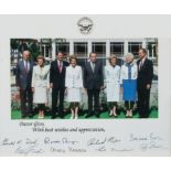 [REPUBLICAN NATIONAL INNER CIRCLE, NANCY AND RONALD REGAN, BETTY FORD, BARABARA BURL ETC.] SIGNED PI