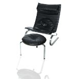 A Leather Poul Kjaerholm PK 20/ PK20 Lounge Chair