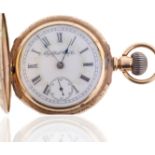 1867-1876 TRI-COLORED GOLD ELGIN POCKET WATCH