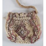 VICTORIAN BEAD WORK PURSE