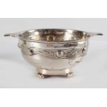 CELTIC DESIGN SILVER PLATED FRUIT BOWL