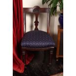 SET OF 4 VICTORIAN MAHOGANY DINING CHAIRS
