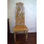PAIR OF 19TH-CENTURY ARMORIAL CHAIRS