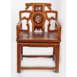 PAIR OF 19TH-CENTURY CHINESE CEREMONIAL CHAIRS