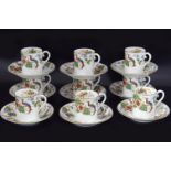 18 PIECE ROYAL WORCESTER COFFEE SET