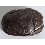 EGYPTIAN SOAPSTONE SCARAB