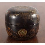 19TH-CENTURY JAPANESE PAPIER MACHE BOX