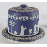 19TH-CENTURY WEDGWOOD JASPERWARE CHEESE COVER