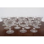 COLLECTION OF 12 WATERFORD CHAMPAGNE SAUCERS