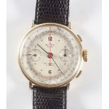 CIRCA 1950'S 18 CARAT GOLD BUTEX 17 JEWEL WATCH