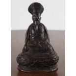 CHINESE QING BRONZE FIGURE