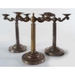 SET OF 3 ROYAL YACHT CLUB CANDELABRAS