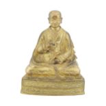 CHINESE QING BRONZE BUDDHA