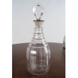 18TH-CENTURY IRISH CUT GLASS DECANTER