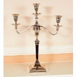 PAIR 19TH-CENTURY SHEFFIELD PLATED CANDELABRAS