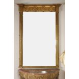 PAIR OF LARGE 19TH-CENTURY GILT FRAMED MIRRORS