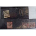 COLLECTION OF EARLY TAHITI STAMPS