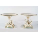 PAIR OF ROYAL WORCESTER COMPORTS