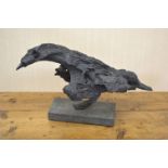 EAMONN HEFFERNAN BOG OAK SCULPTURE