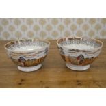 PAIR OF 19TH-CENTURY BOWLS