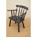 19TH-CENTURY ULSTER HEDGE CHAIR