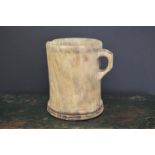 RARE 18TH-CENTURY DUG OUT DRINKING VESSEL