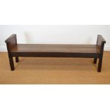 18TH-CENTURY PINE SETTLE BENCH