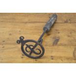 19TH-CENTURY FORGED BRANDING IRON