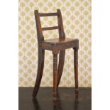 19TH-CENTURY CHILD'S CORRECTION CHAIR