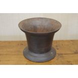 LARGE CAST IRON MORTAR