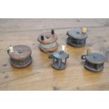 COLLECTION OF 5 FISHING REELS